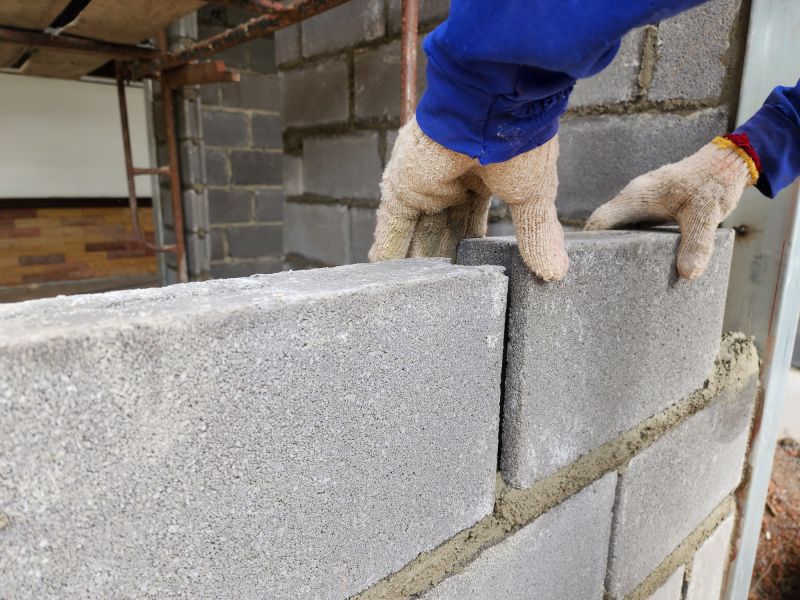 Glass Block Contractors detail